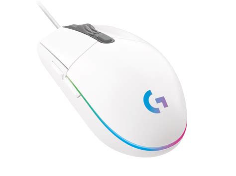 Logitech Gaming G102 LightSync RGB Mouse 200DPI to 6000DPI adjustable optical sensor;White
